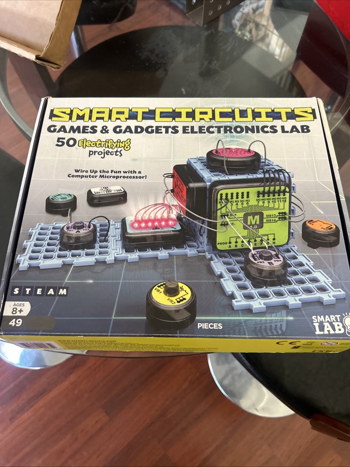 SmartLab Toys Smart Circuits Games & Gadgets Electronics Lab (SL14786) Complete