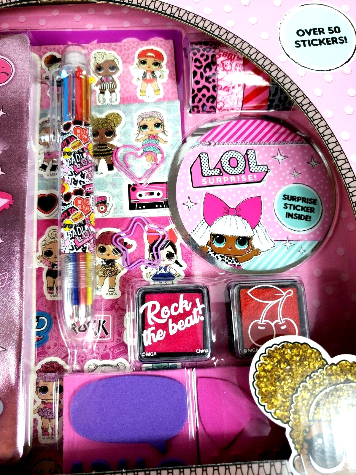L.O.L. Surprise! Smash Journal Kit – 200 Pages, Stickers, Stamps, New in Box