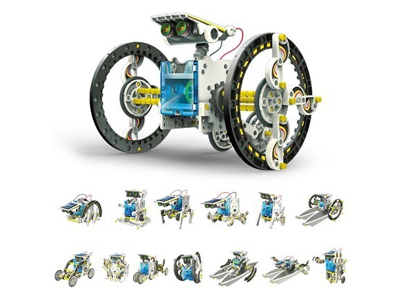 12-in-1 Solar Robot Kit STEM Building Toys for Kids, Educational Science Gift