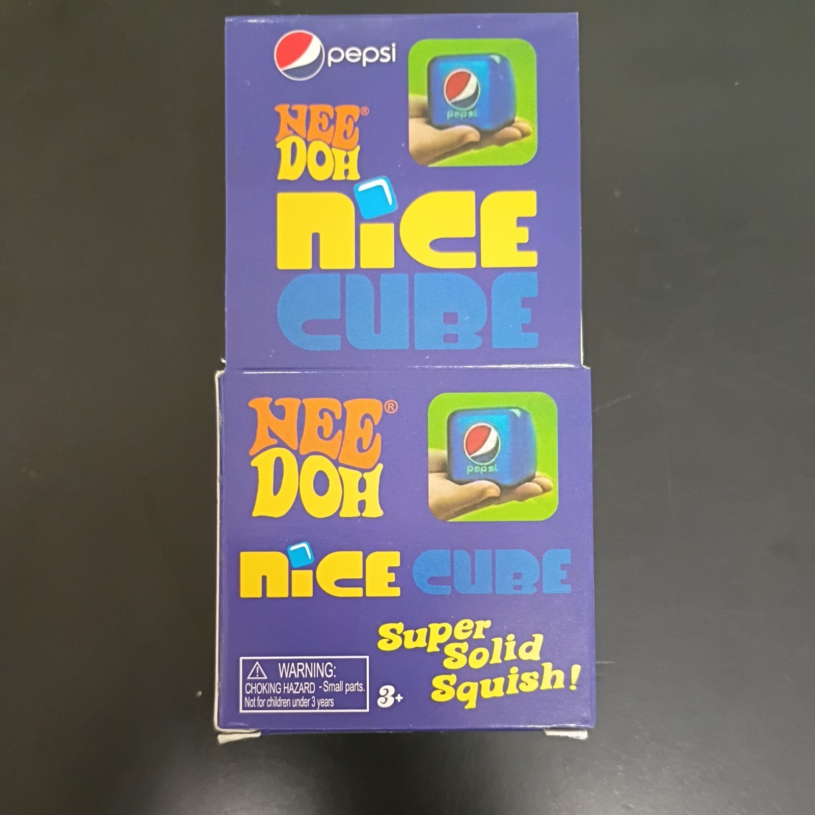 Schylling Nee Doh Nice Cube Pepsi Soda Stress Reliever Super Solid Squish NIB