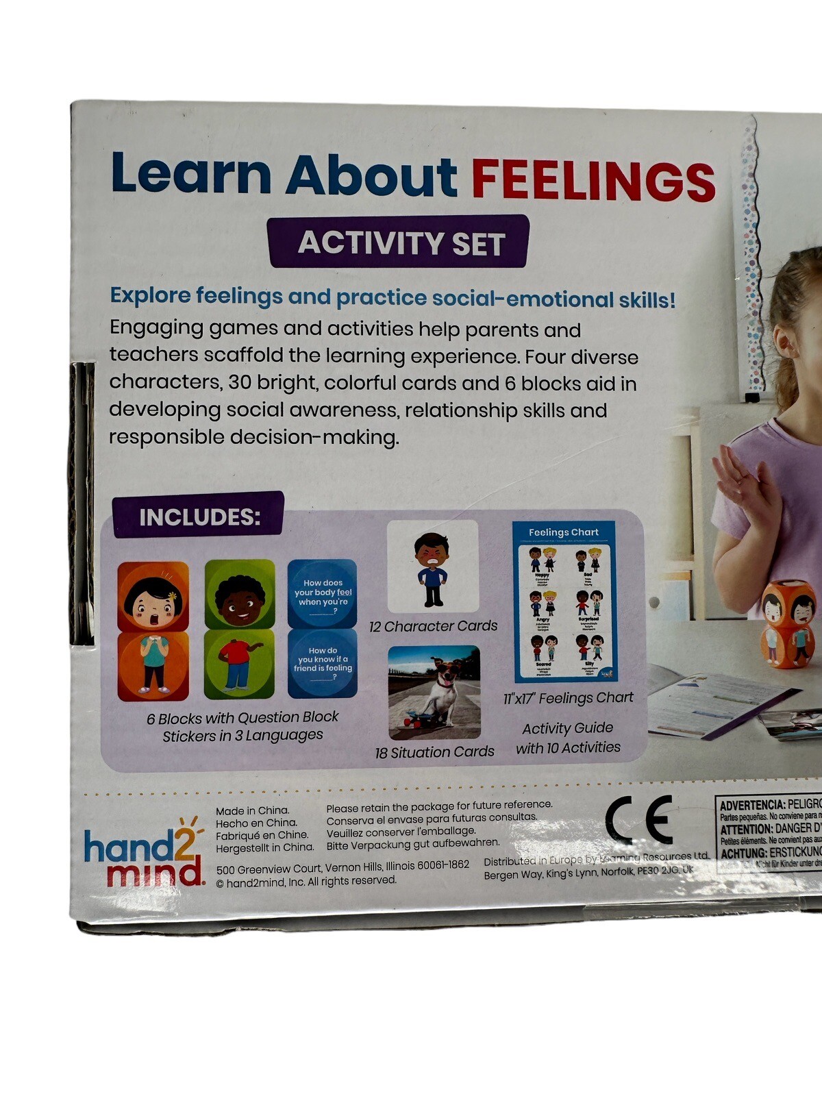 NEW Hand 2 Mind Learning Resources Learn About Feelings Activity Set For Kids