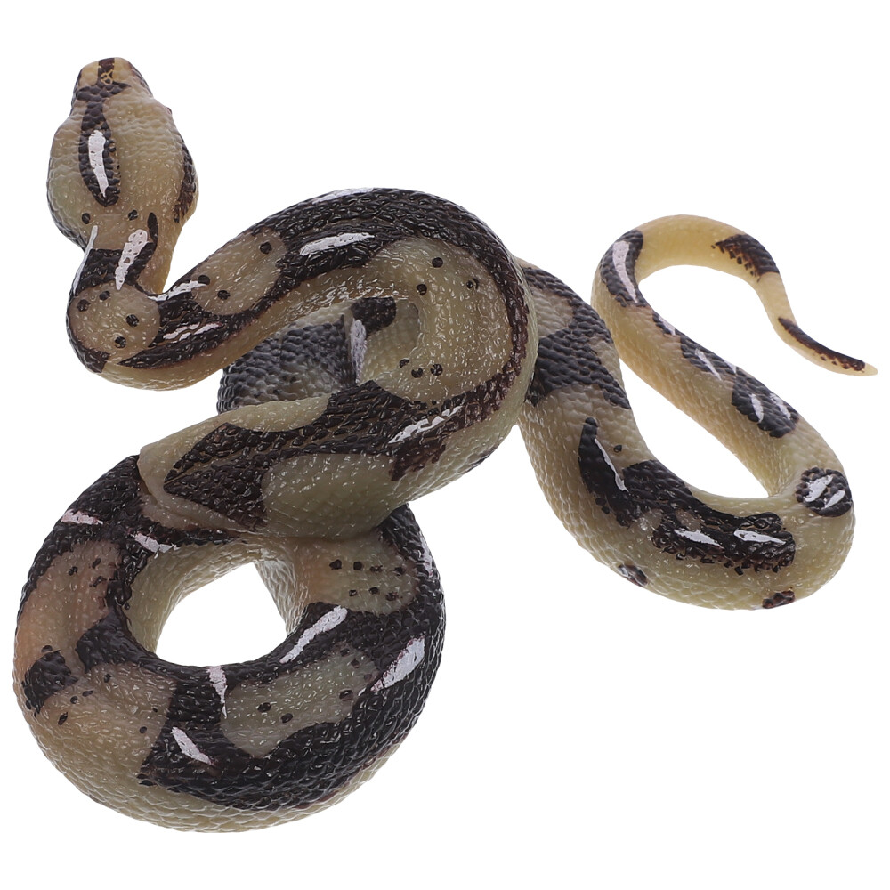 Fake Rattlesnake Python Model Big Realistic Snake Simulation Python Model Toy