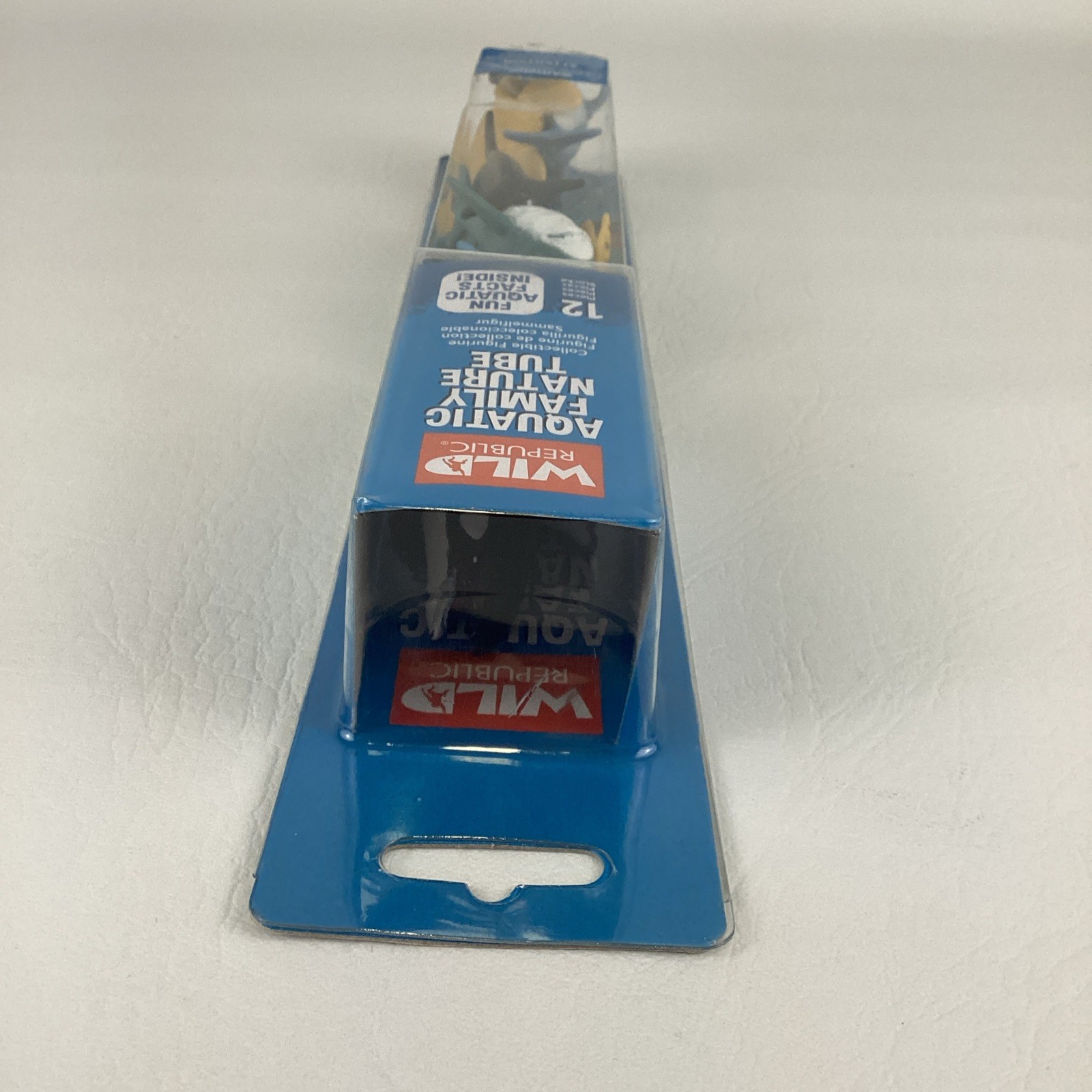 Wild Republic Aquatic Family Nature Tube 12 Piece Collectible Figures Shark Toy