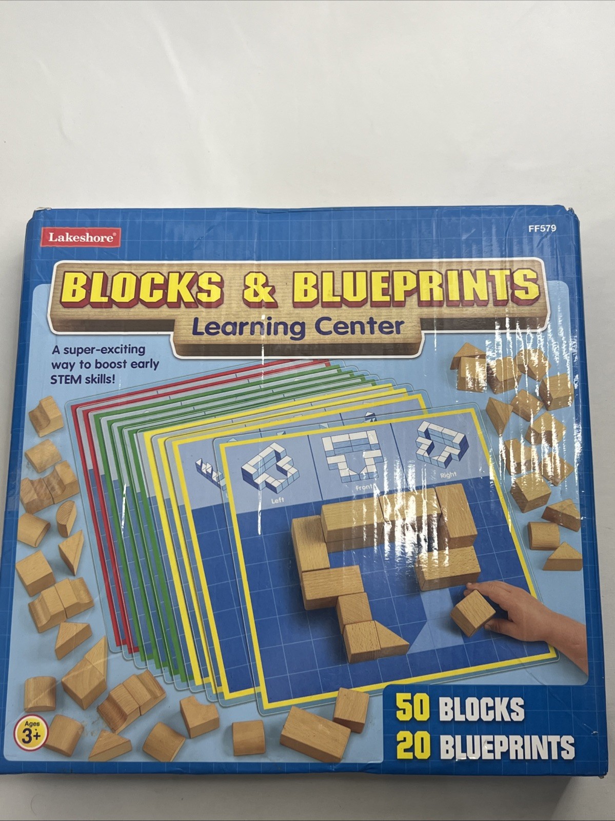 Lakeshore Blocks & Blueprints Learning Center FF579 NEW Sealed Building STEM