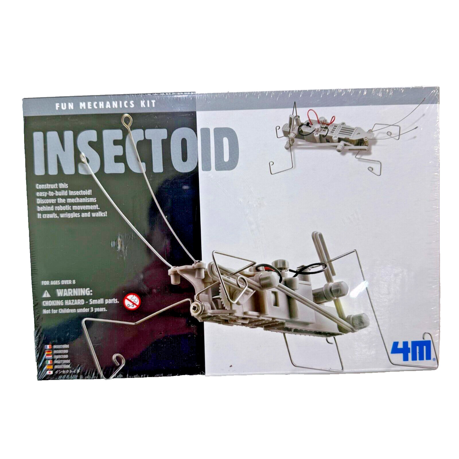 New Insectoid Robotic 4M Fun Mechanics Kit – Easy to build – 8 years & Up