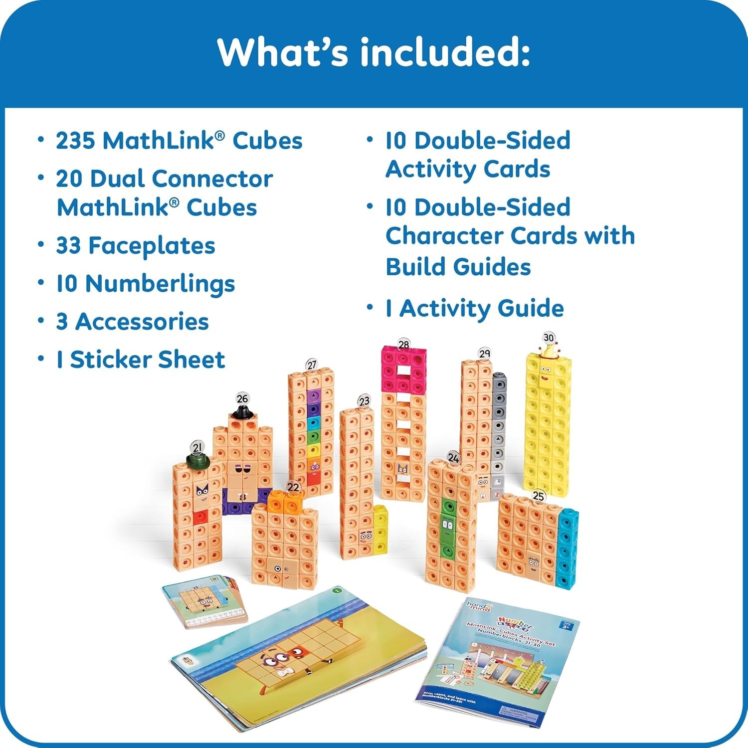 Official Numberblocks MathLink Cubes Set