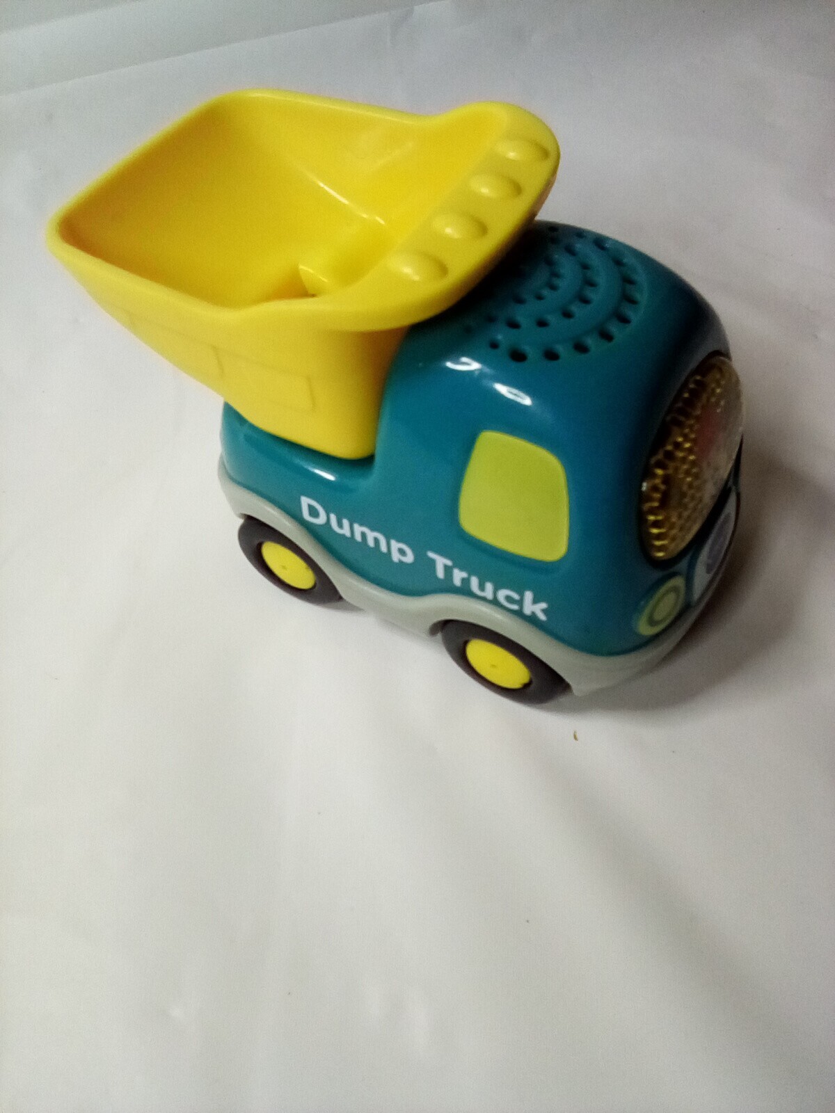 V-Tech Go Go Smart Wheels David Dump Truck Interactive Toy Sounds Lights Sings