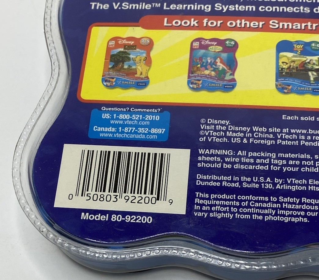 NEW Vtech Smartridge Aladdin’s Wonders of the World Cartridge V Smile Disney