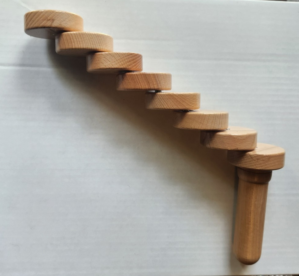 True Balance Handheld Wooden Toy by Excite “STEM” Coordination New/Sealed Clear