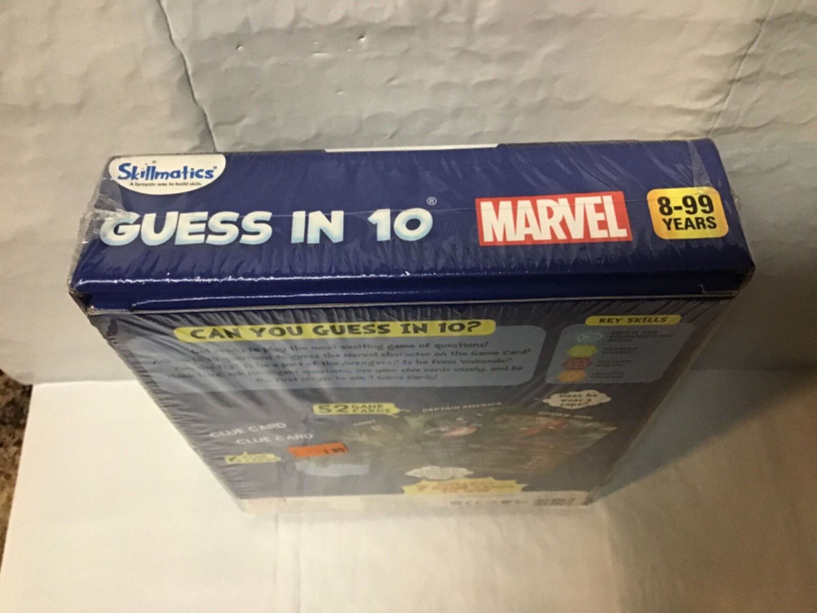 Skillmatics Marvel Card Game Guess In 10 NIB Sealed Spiderman Hulk Iron Man Thor