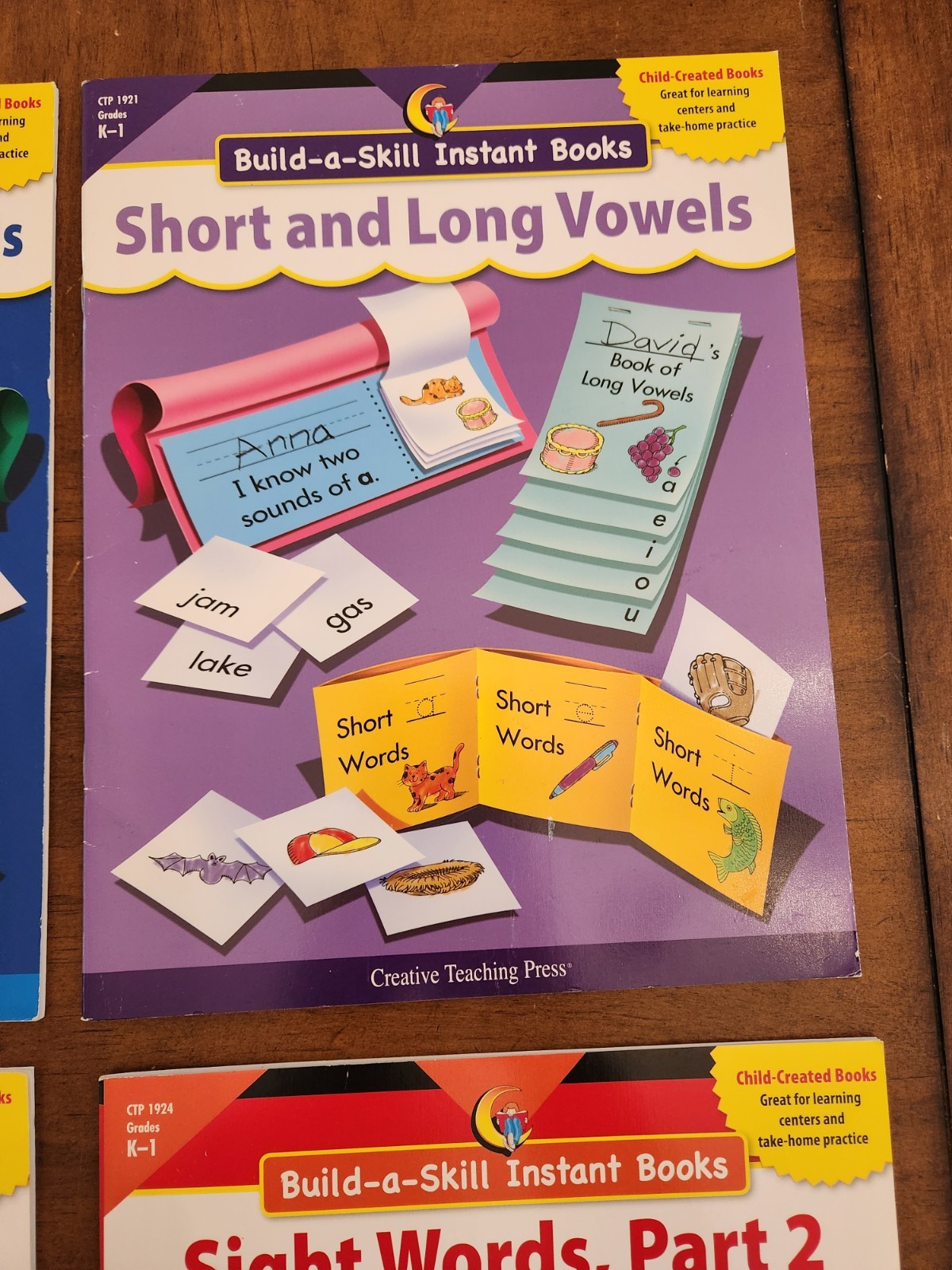Vowels Sight Words Build A Skill Instant Books Lot Creative Teaching Press K-1