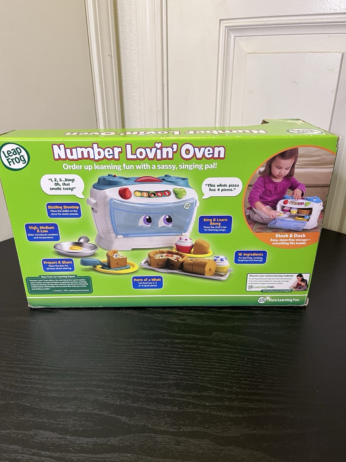 LeapFrog Number Lovin’ Oven Teal Ages 2+ core learning skills Toy Sing Count NEW