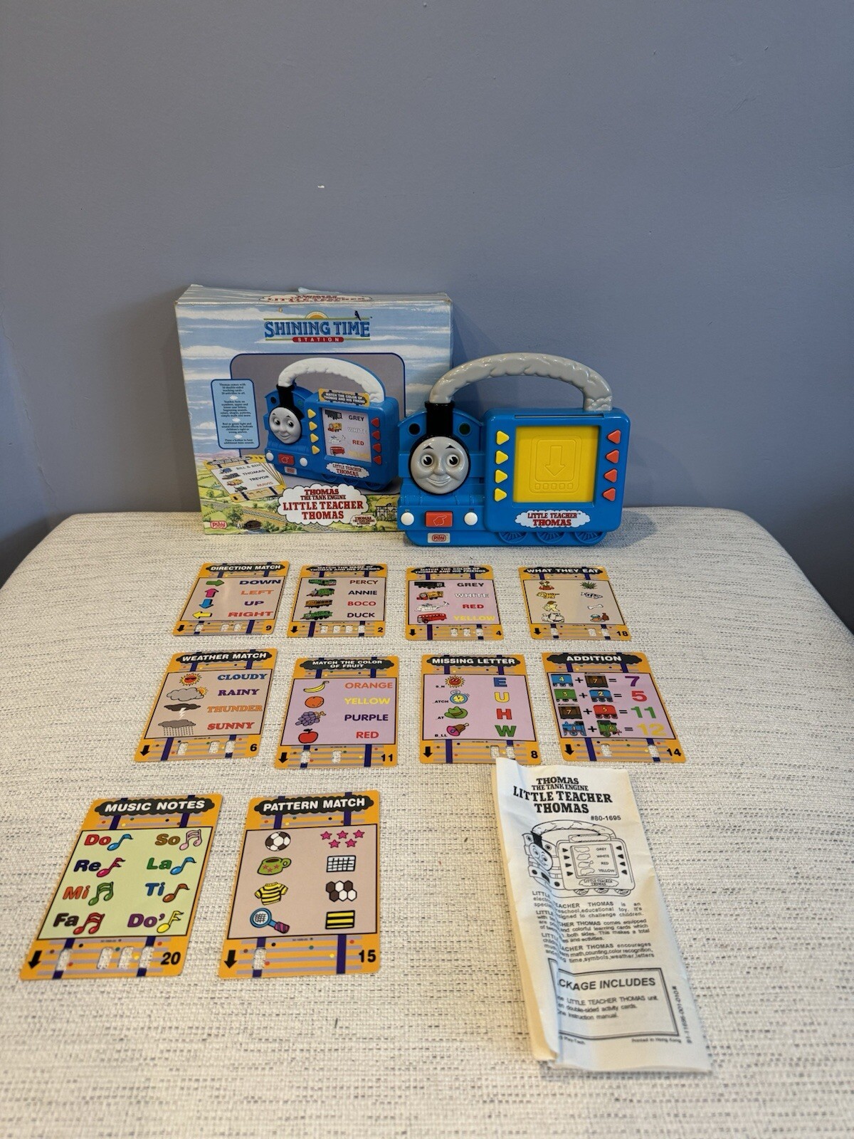 Vtg Shining Time Thomas The Tank Engine Little Teacher Thomas Learning Game 1993