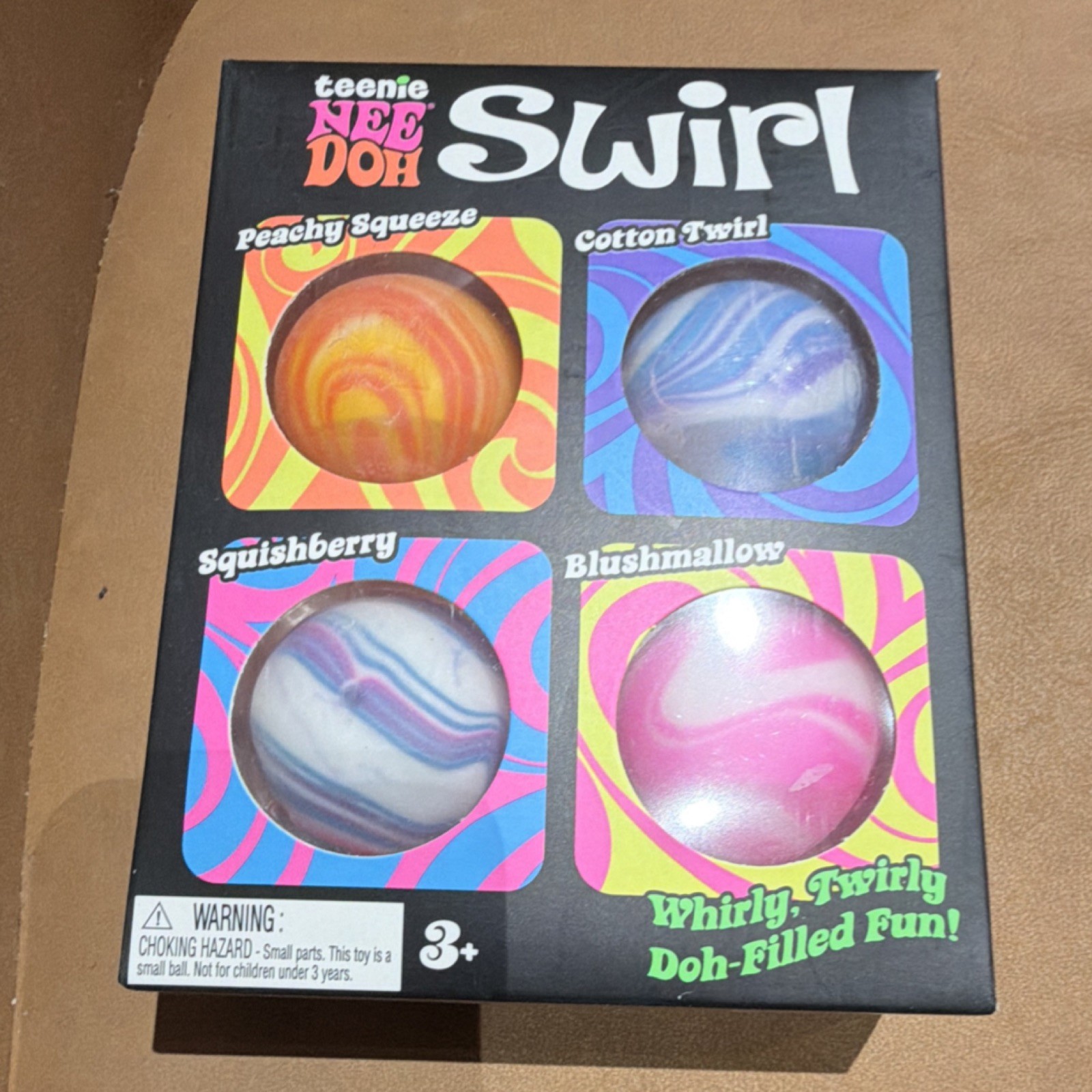 Nee Doh Lot of 7 Hot Shots Swirl Fuzz Ball Fab Four Funky Pup Donut Holes