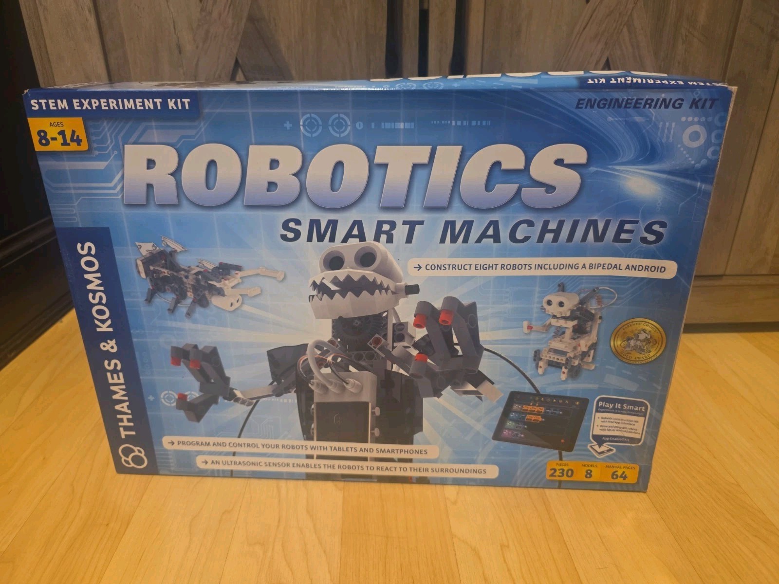 Thames & Kosmos Robotics Smart Machines STEM Kit builds 8 Robots for Kids 8+