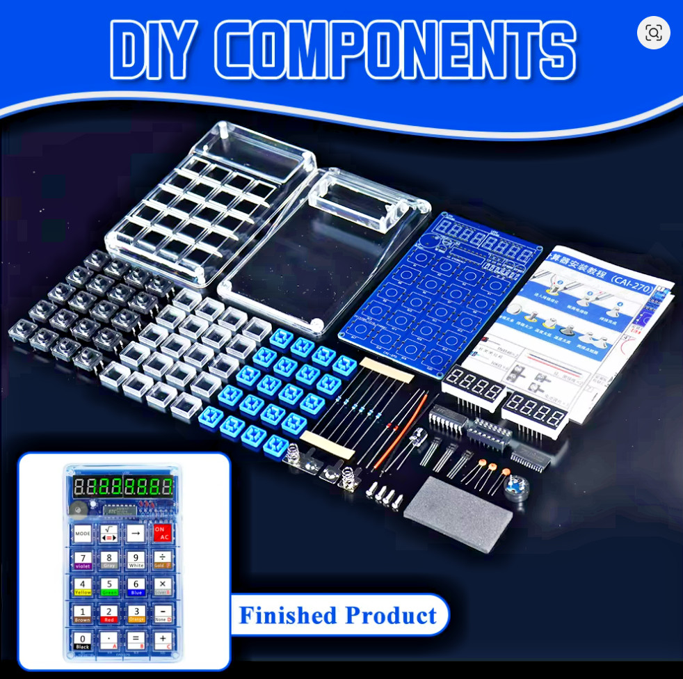 DIY Soldering Calculator Kit – Learn Electronics & Build Your Own Functional Cal