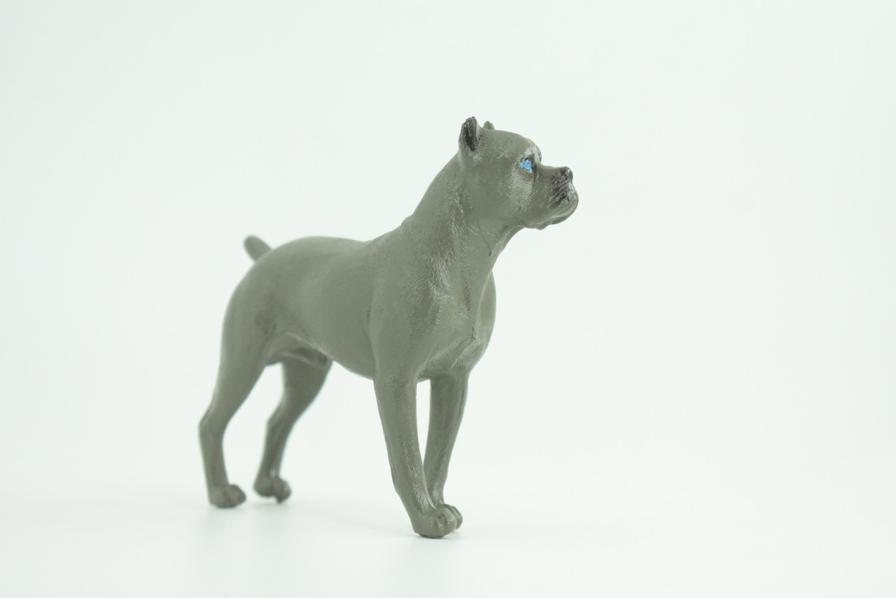 Cane Corso Dog Toy, Hand Painted Realistic Rubber Model 4 Inches CH910 BB203