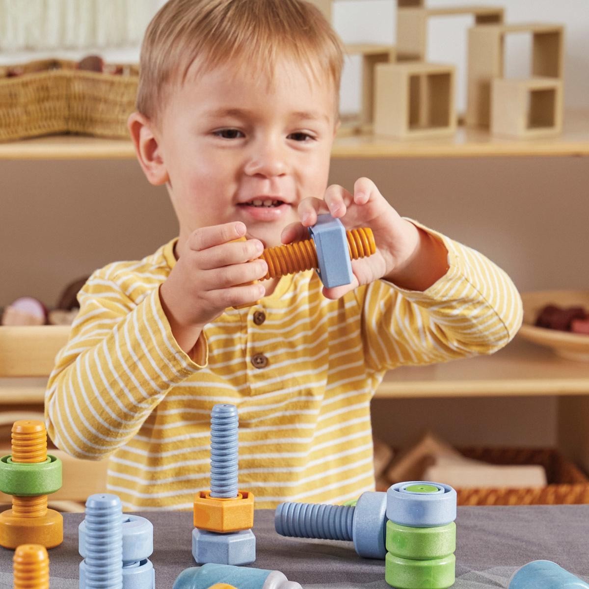 Kaplan Early Learning Twisty Tools – Nuts and Bolts Set – 84 Pieces
