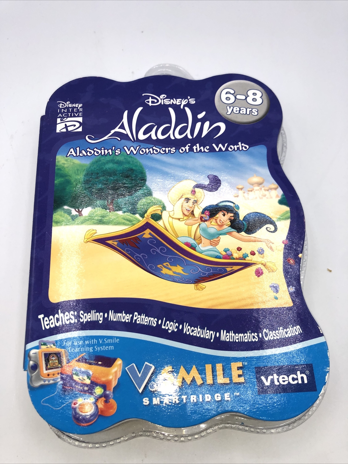 NEW Vtech Smartridge Aladdins Wonders of the World Cartridge V.Smile