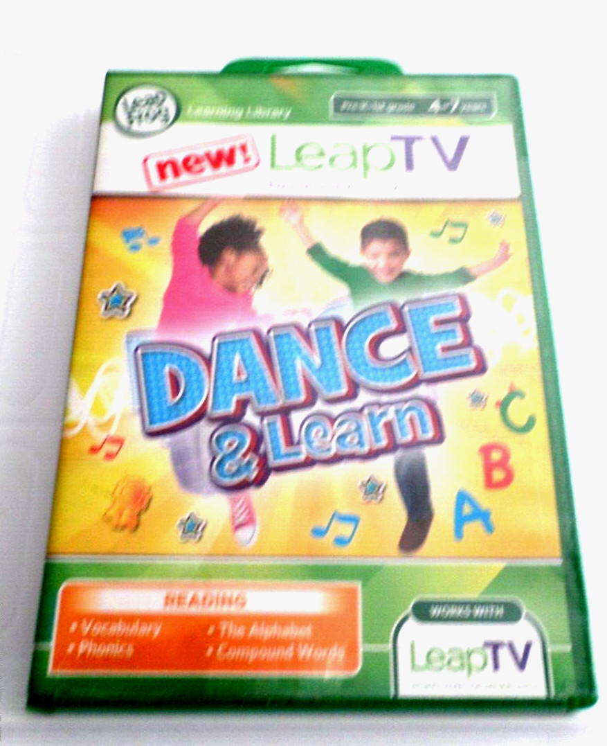 Leap Frog Leap Tv Educational, Active Video Gaming Dance & Learn Reading – New
