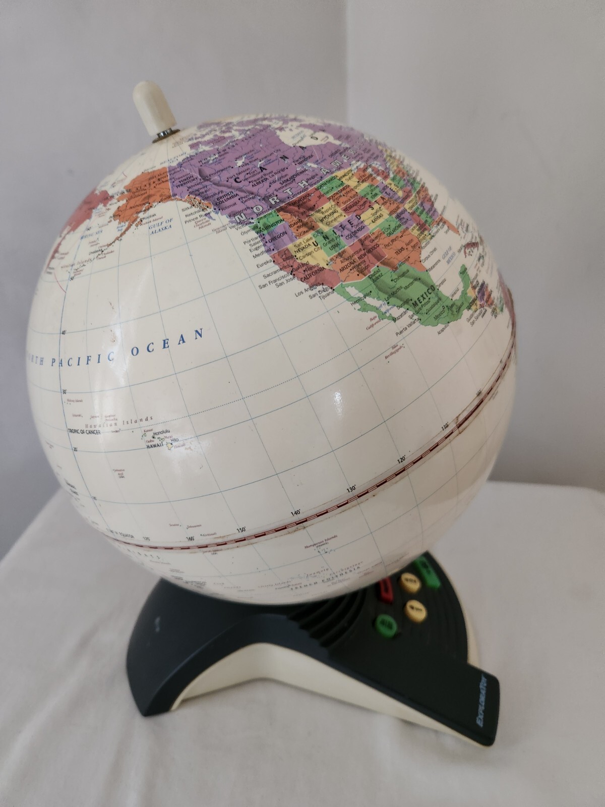 Geosafari World ExploraToy Talking Globe Geography Trivia Game Parts Repair