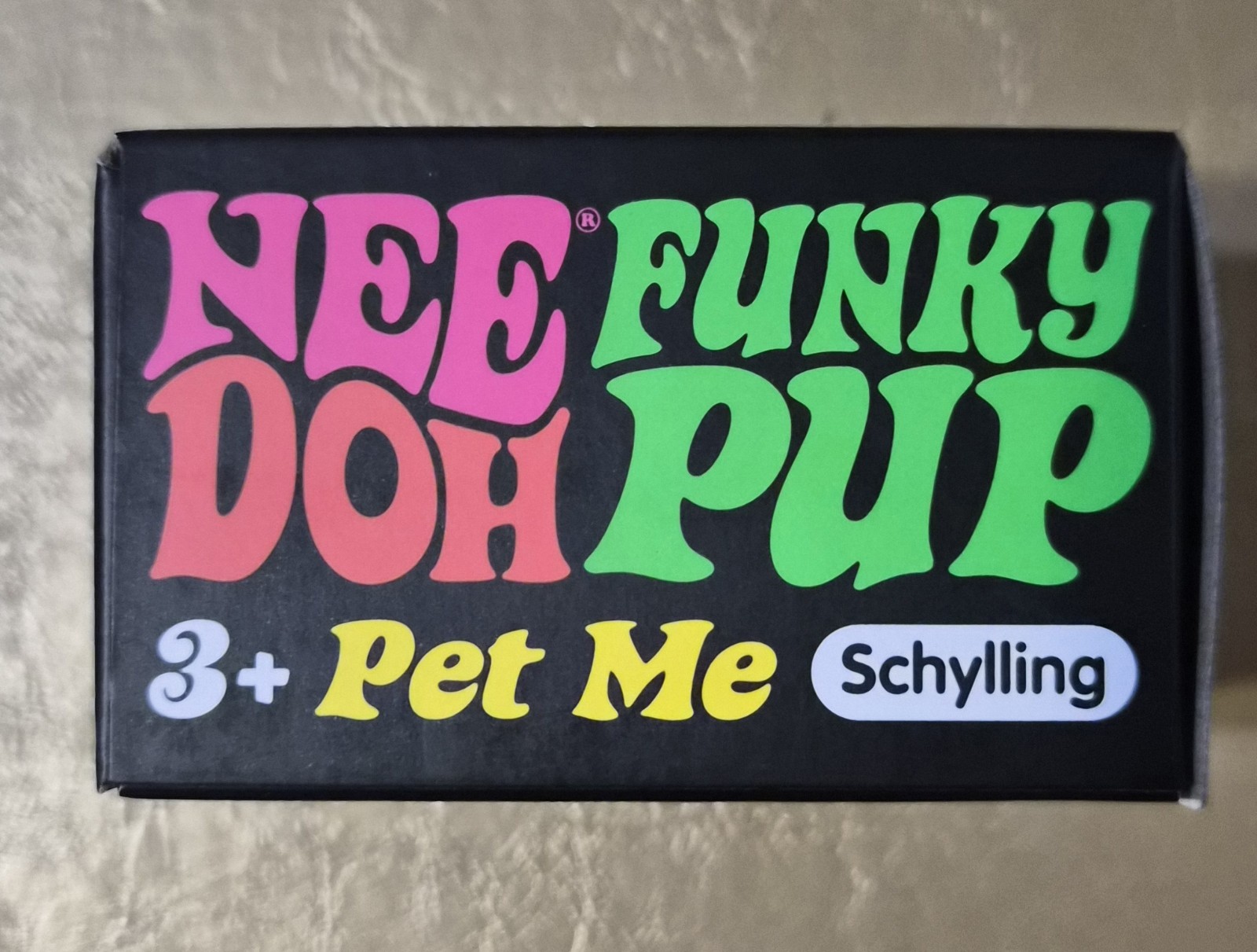 NEEDOH FUNKY PUP TEAL COLOR SQUISH TOY AGES 3 AND UP NIB