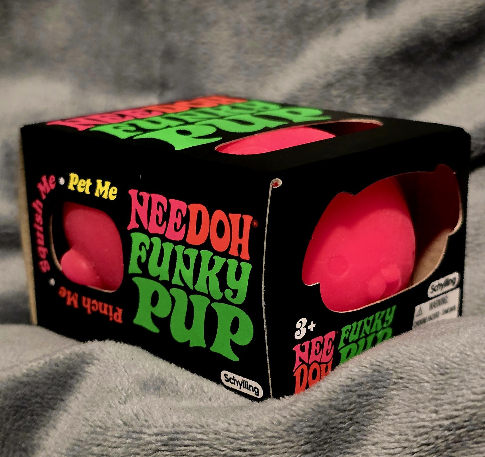 New Nee Doh Funky Pup* 2 pack (Pink And Teal) FAST SHIP