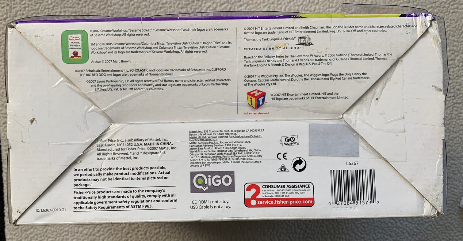 Fisher Price Easy Link Internet Launch Pad Elmo Sesame Street New 2007 Ages 3+