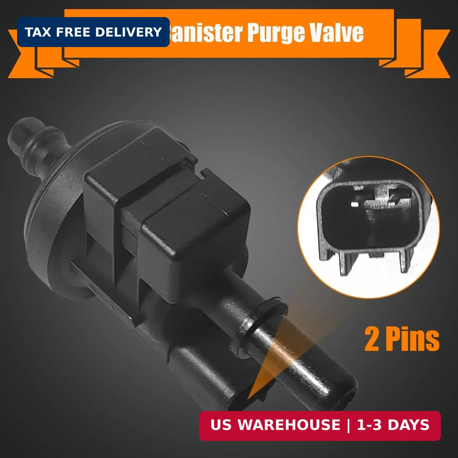 CU5A9G866AA Vapor Canister Purge Valve Solenoid Fit for Lincoln MKZ 2013-2016, f