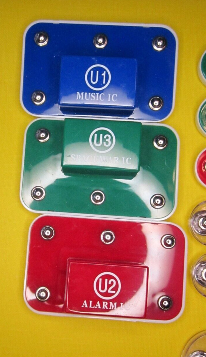 ELENCO Snap Circuits Replacement Parts Lot of 12 M1 SP WC D1 U2 U1 U3 S2 S1 L1