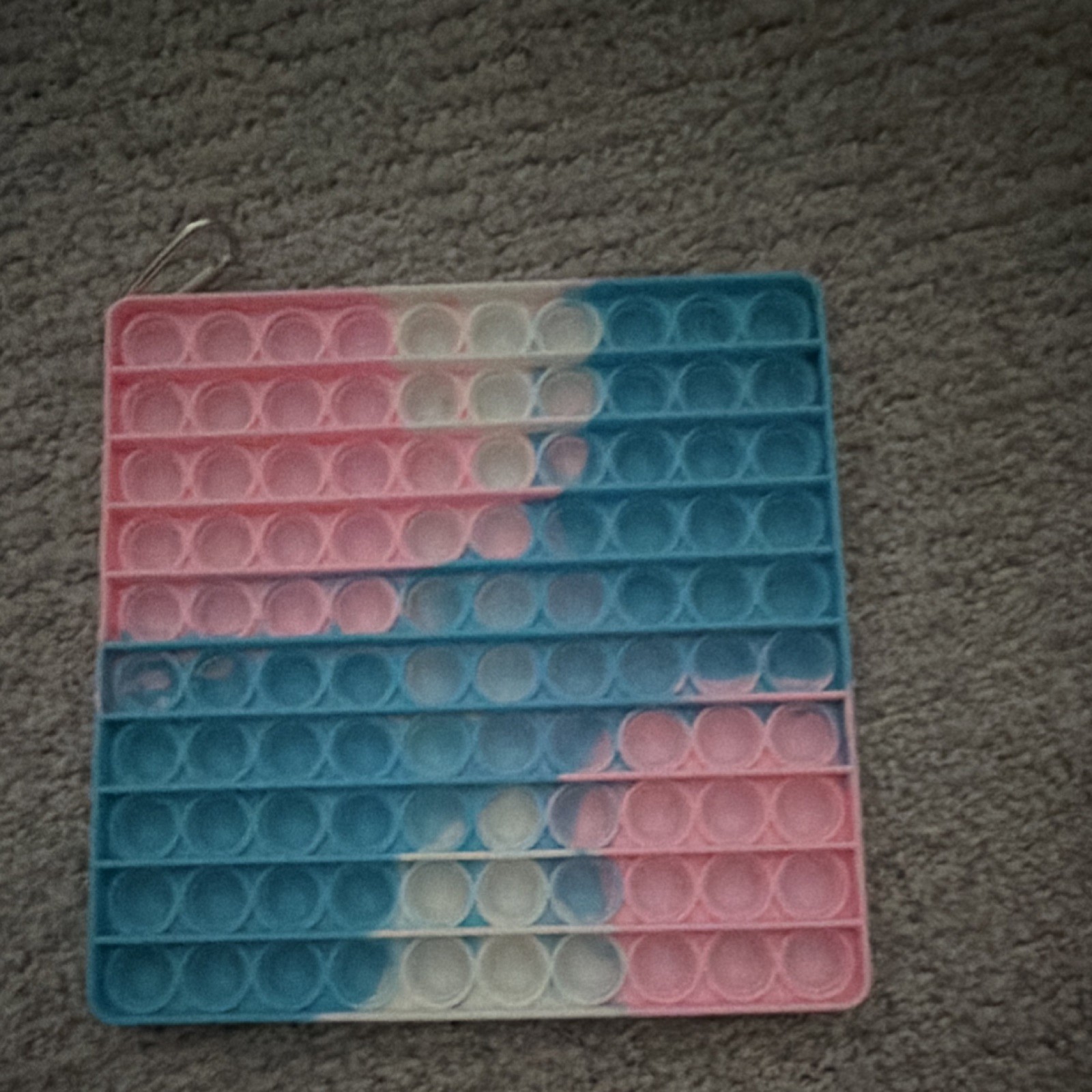 Large Square Multicolor Pop-It Tactile Sensory Toy for Ages 4-7, 8-11 Years