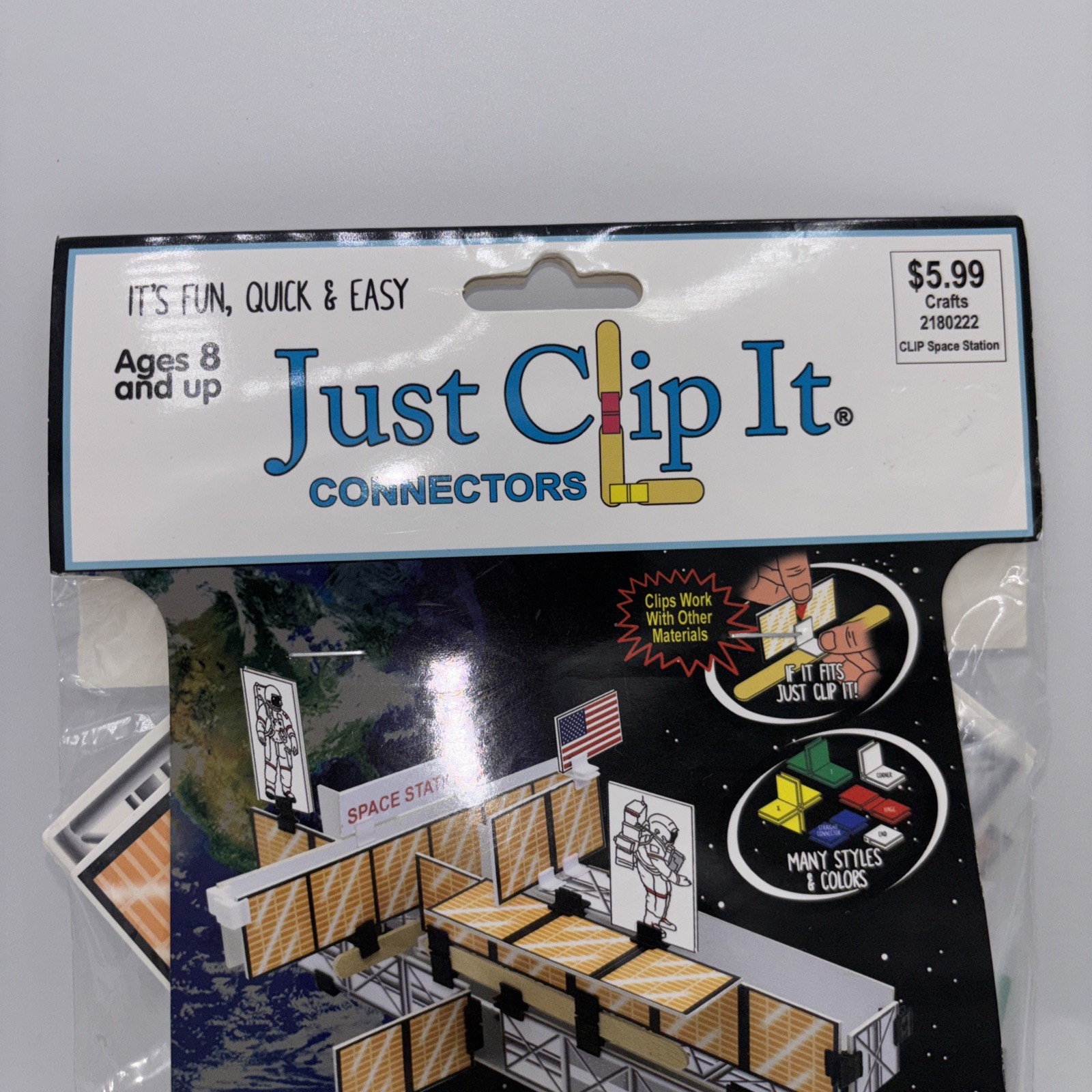 Just Clip It Connectors Build Your Own Space Station STEM New Ages 8 And Up