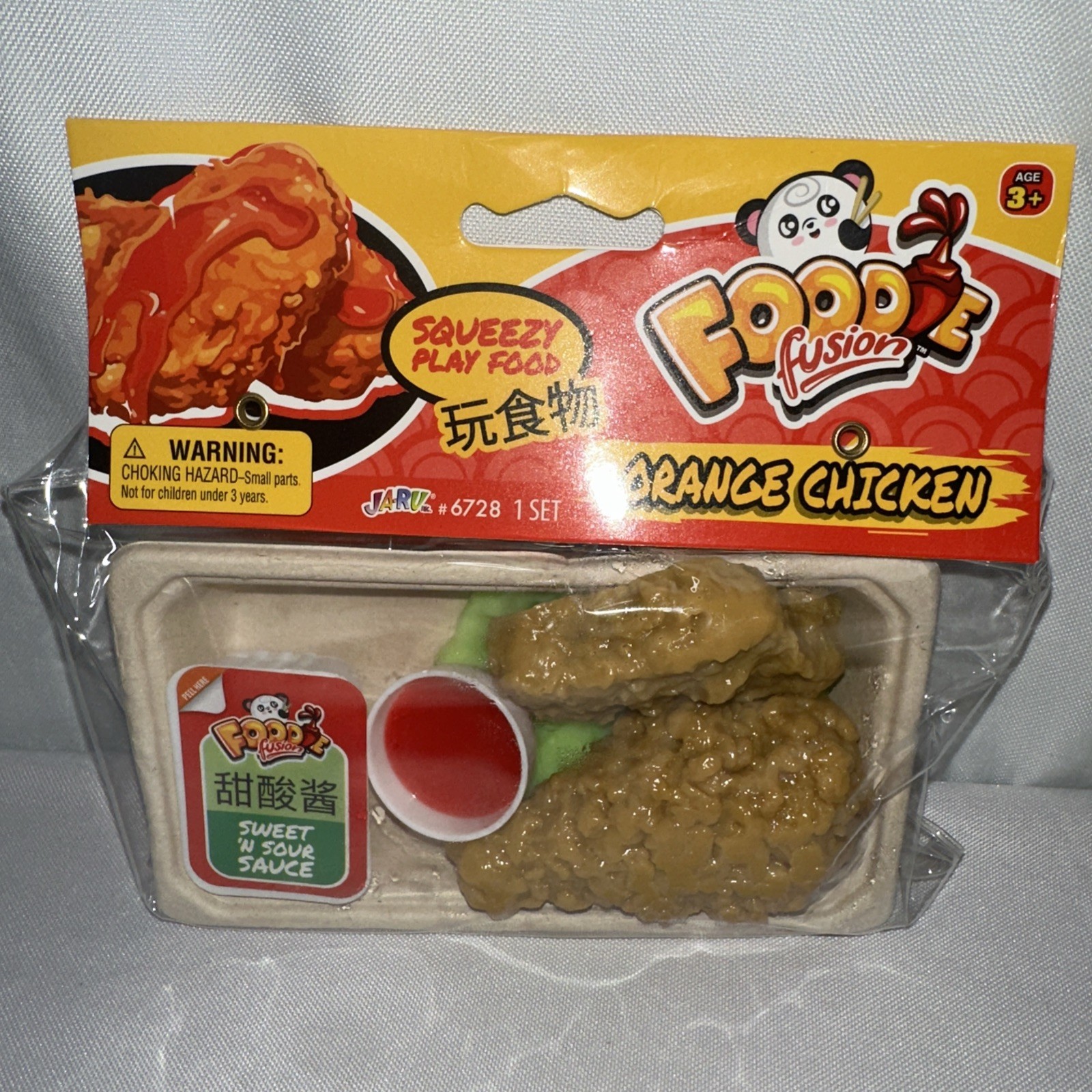 Ja-ru Food Fusion Orange Chicken & Sushi Bento Box Squeezy Play Food Set