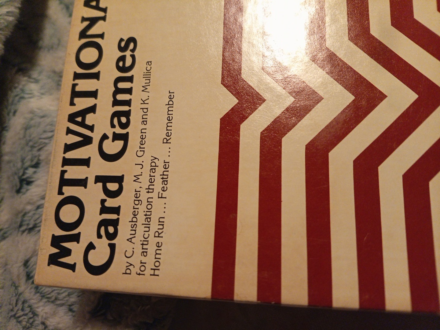 Vintage 1979 Speech Therapy R Sound Motivational Card Games