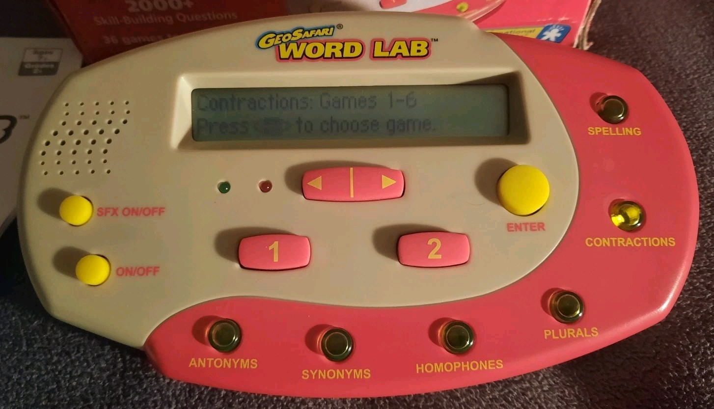 GeoSafari Educational Insights WORD LAB – W/Box & Instructions, Language Skills