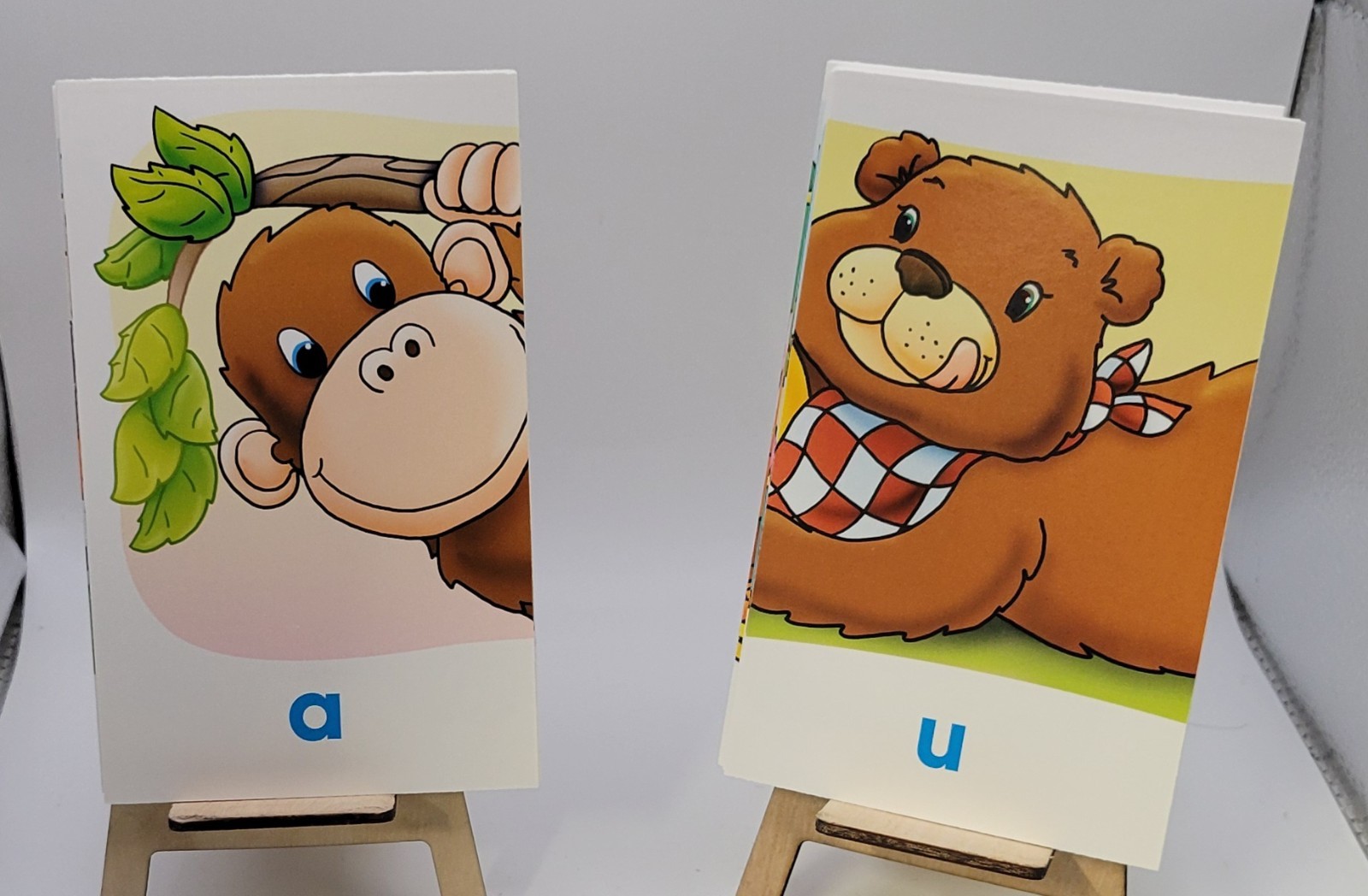Vintage School Zone Beginning Sight Flash Cards/3 Letter Words Puzzle Card Games