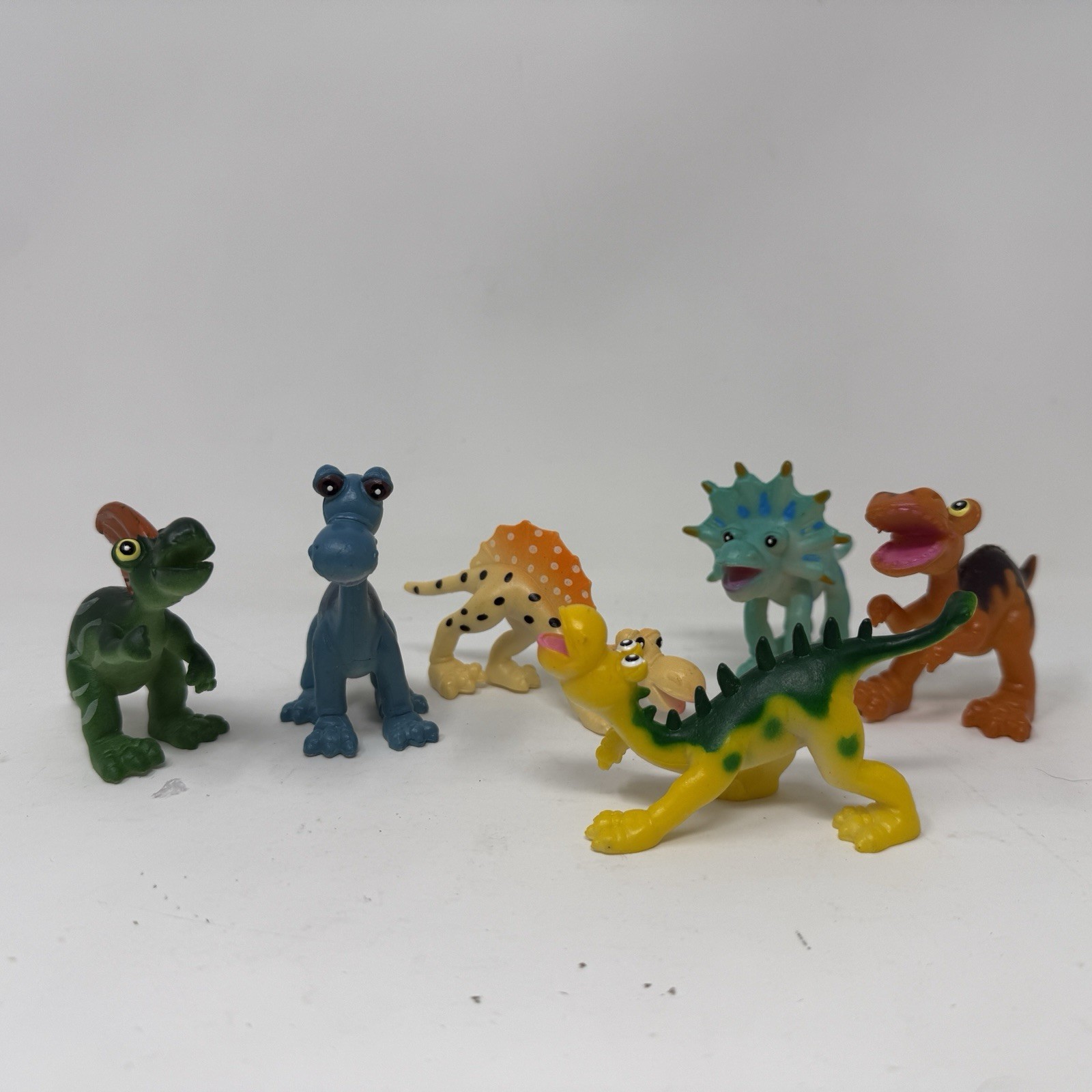 Lot of 6 Gosnell: Funny Animal Dinosaur Figures – T- Rex and More.