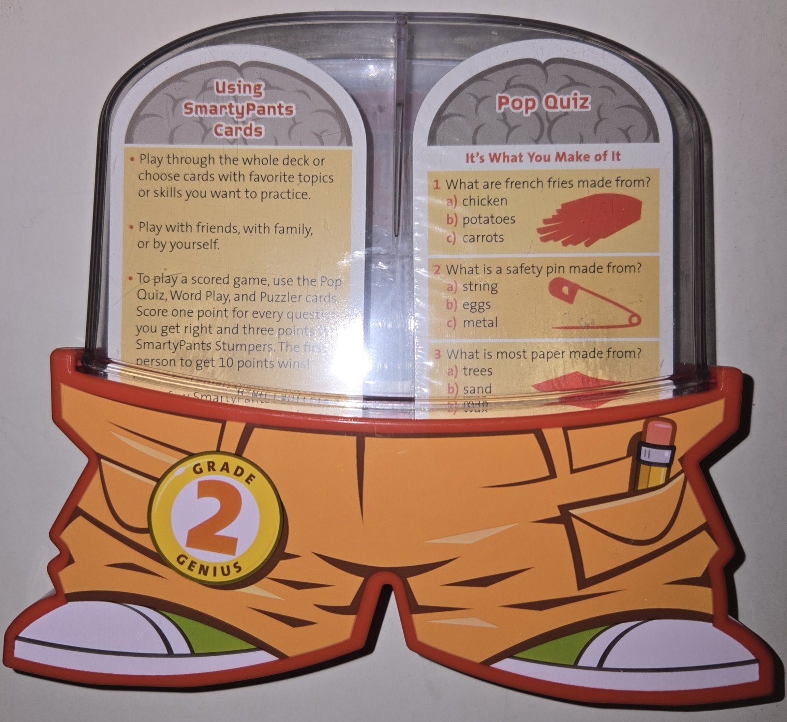 Smarty Pants 2nd Grade Genius Brain Building Game Flash Cards Melissa + Doug NEW