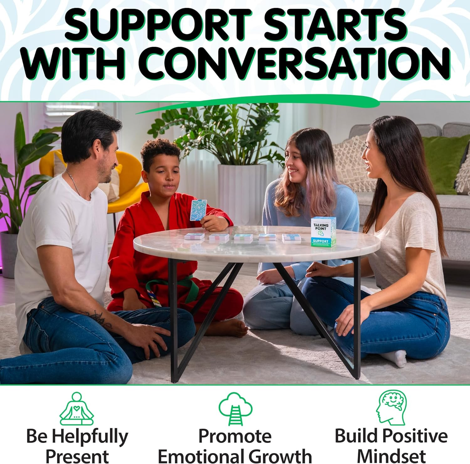 200 Conversation Starter Cards for Therapy, Counseling & Family Connection | Cou