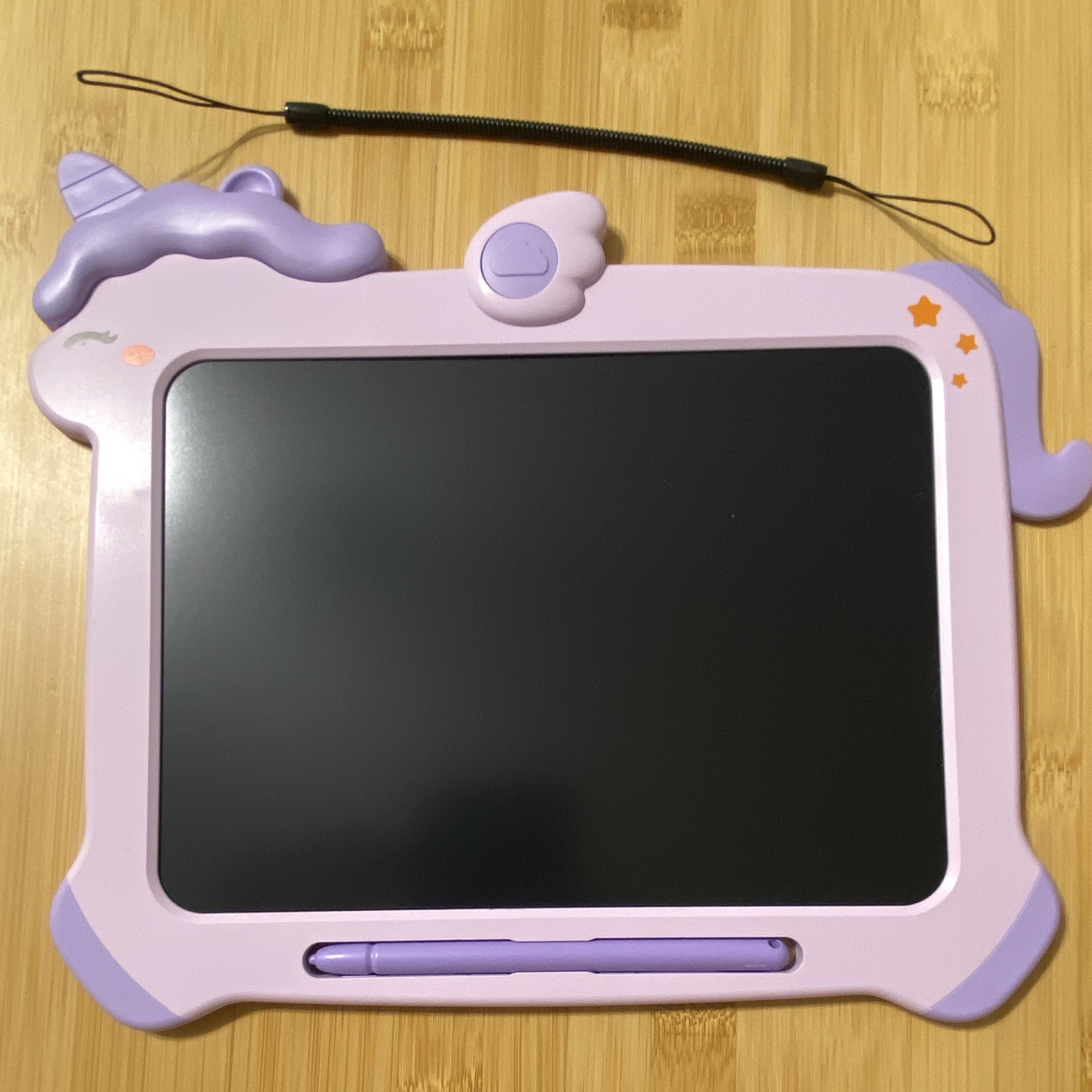 Unicorn LCD Writing Tablet 8.5in Purple Kids Drawing Board w/ Stylus LCD23