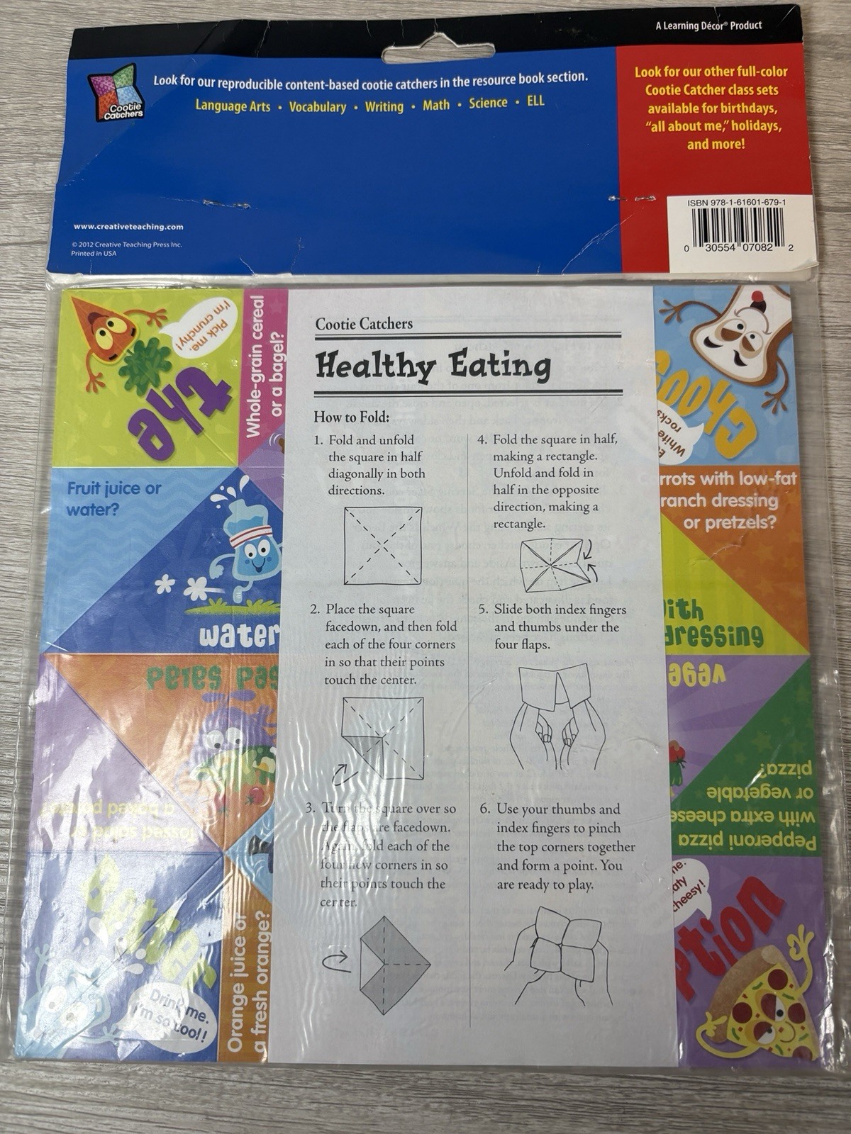 NIP Cootie Catcher CTP7082 Healthy Eating Watch Your Serving Size