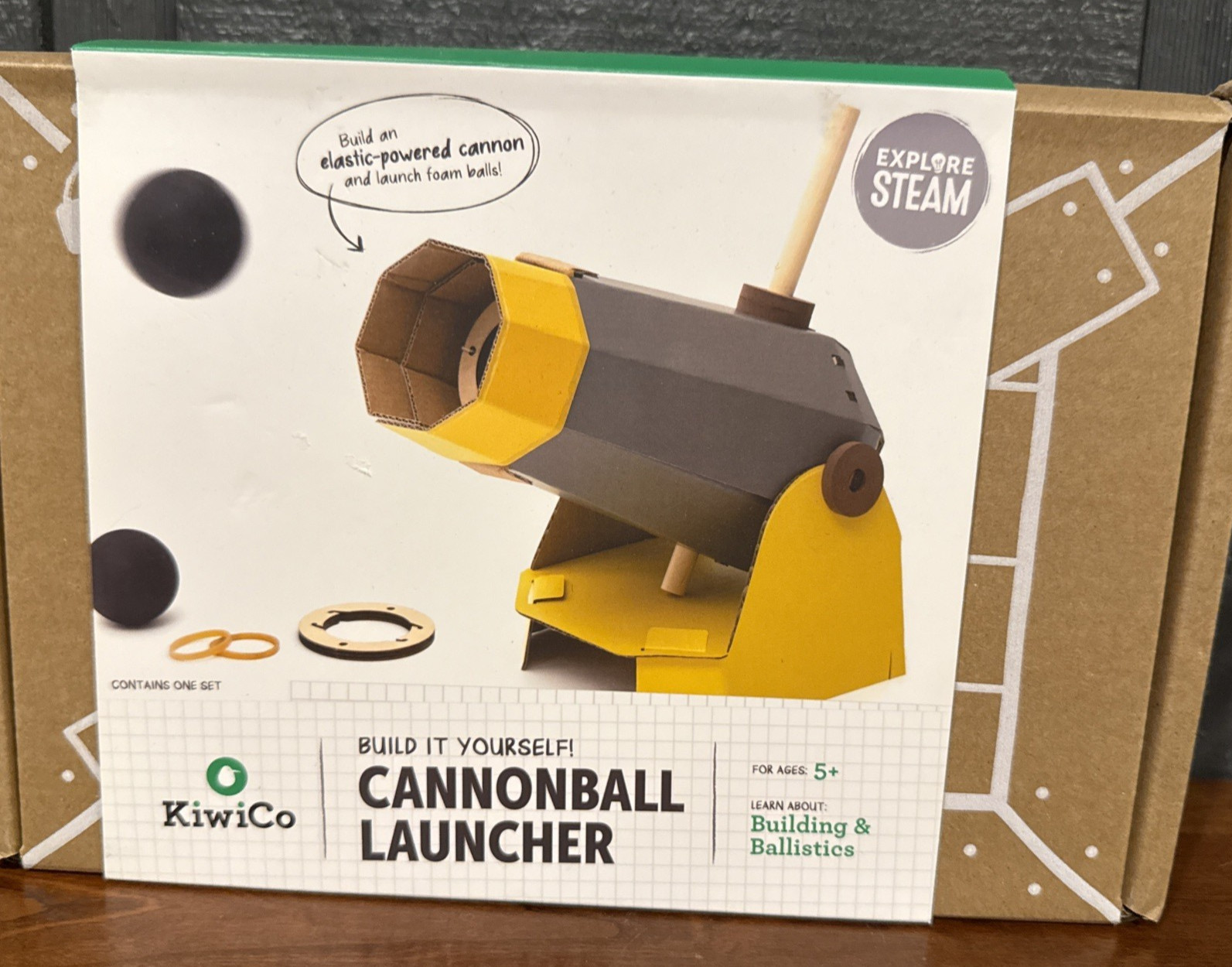 KIWI CO, TINKER CRATE Cannonball Launcher New