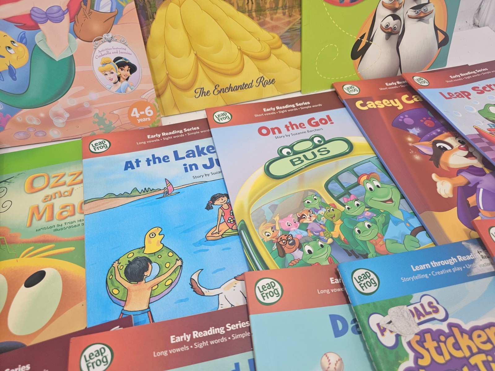 LeapFrog LeapStart Tag Early Reading Learn to Read Book Lot Disney Pixar 15