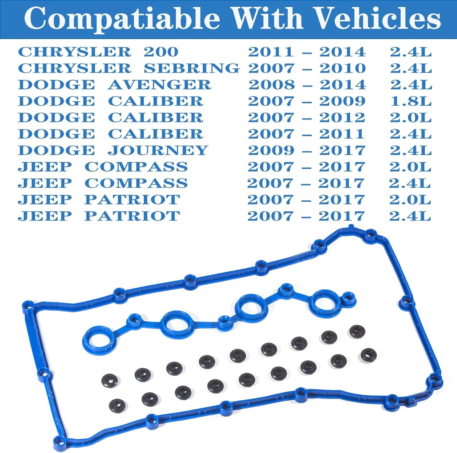 VS50698R for Chrysler 200 2.4 Valve Cover Gasket Sebring,Jeep Compass Patriot, D