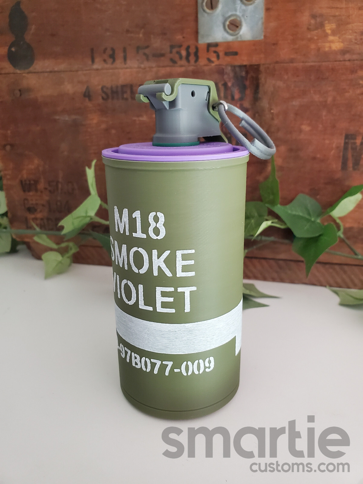 DUMMY M18 Colored Smoke Hand Grenade – Accurate Size Plastic Replica