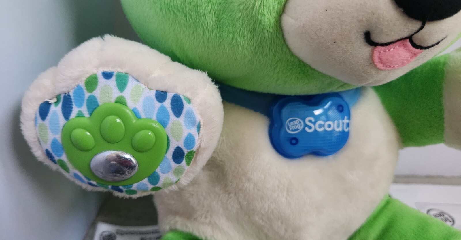 LEAP FROG My Pal SCOUT Smarty Paws Customizable Learning Plush 6-36 Months WORKS