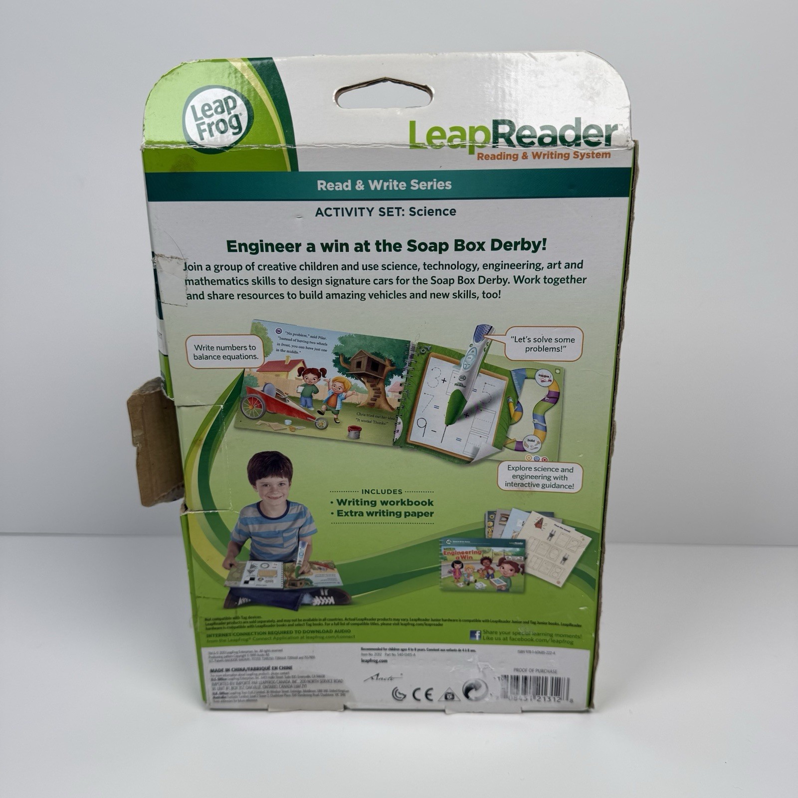LeapFrog LeapReader Activity Set Read Write Series Writing Science 4-8 Age New