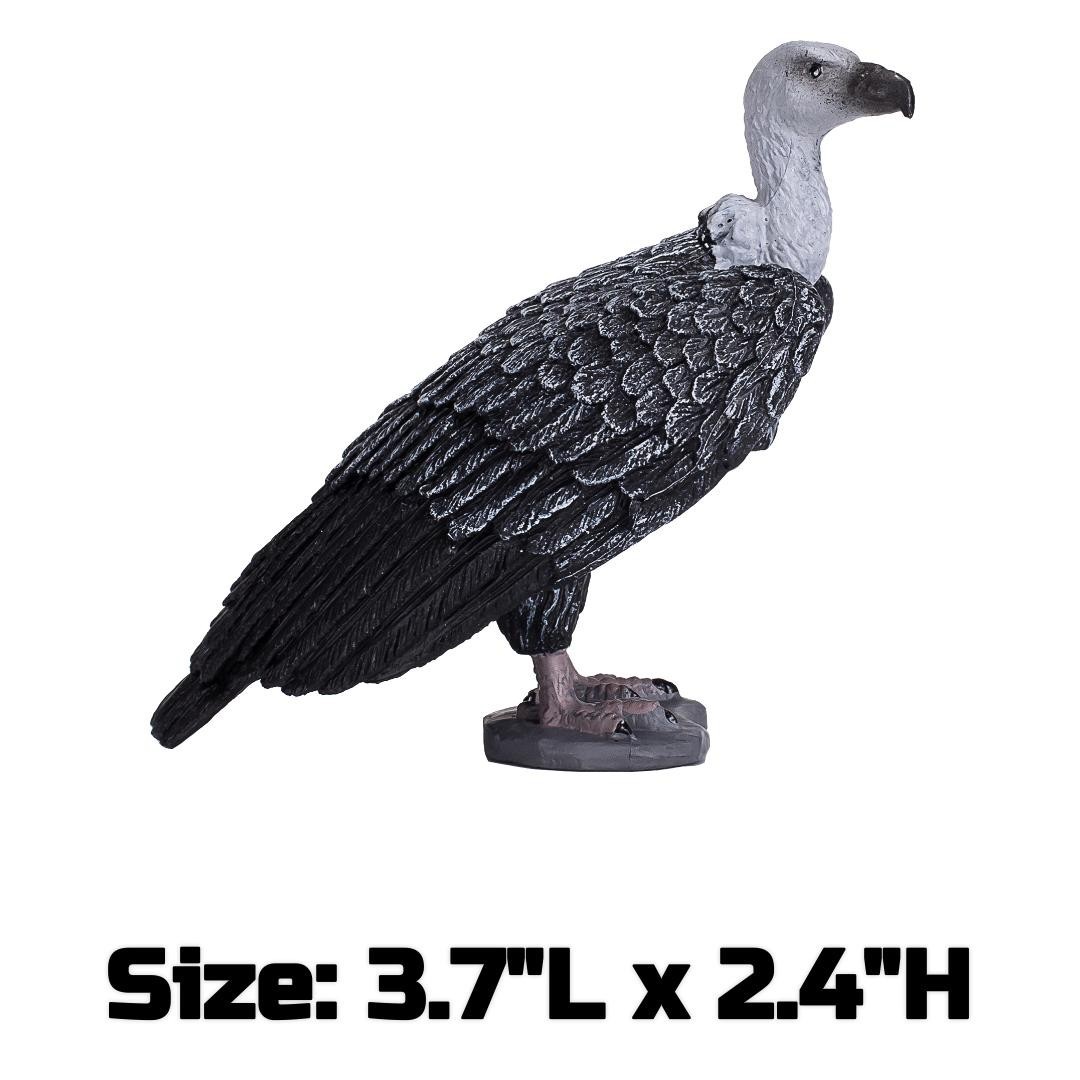Griffon Vulture Figurine – Small Hand Painted Wildlife & Bird Toy Figure – Mojo