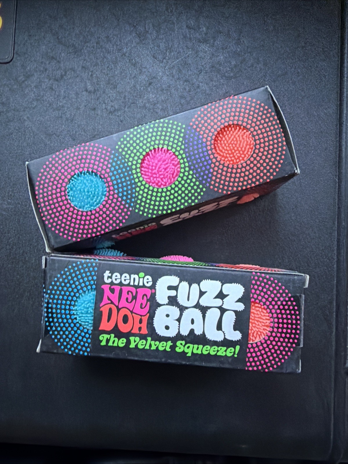 Authentic Schylling Teenie Needoh Fuzz Ball 3 Pack (LOT of 2)