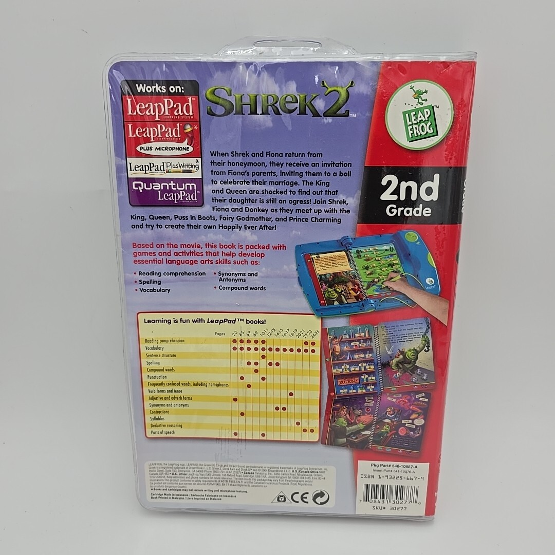 Lot 3 LeapFrog LeapPad Marvel The Amazing Spider-Man, Shrek, Monster Grades 1 2